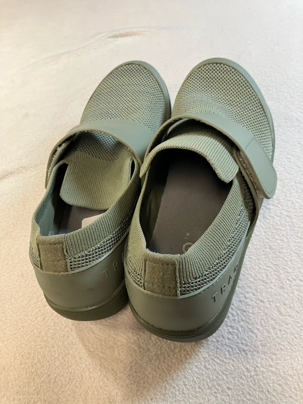 Traq by Alegria Men's Slip-On Sneakers in Olive